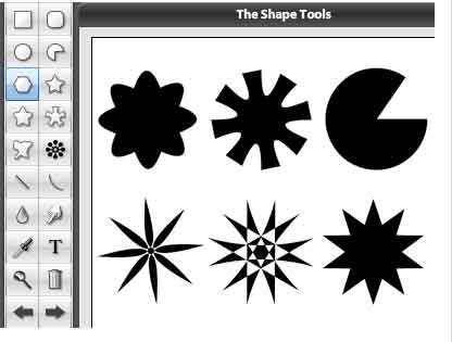 strumenti di forma sumo paint