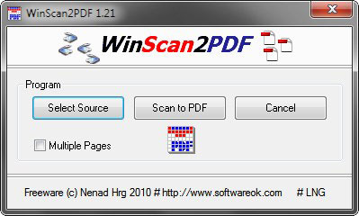 interfaccia di win scan 2 PDF