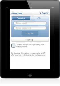 Interfaccia grafica dell'app RetinaPad
