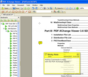 Immagine del software PDF-XChange Viewer per leggere PDF