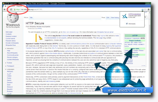 Immagine del plugin HTTPS Everywhere per Firefox