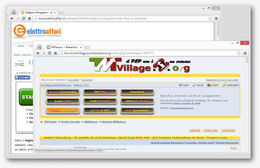 Immagine del sito di torrent TNTvillage