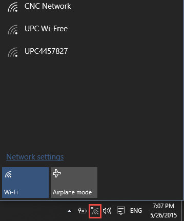 connettersi rete wireless windows 10