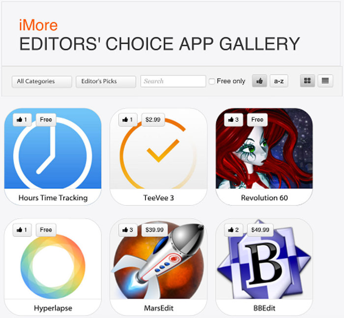 imore edition appolicious per la ricerca di app