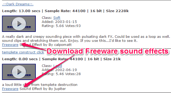 effetti sonori per videomaker