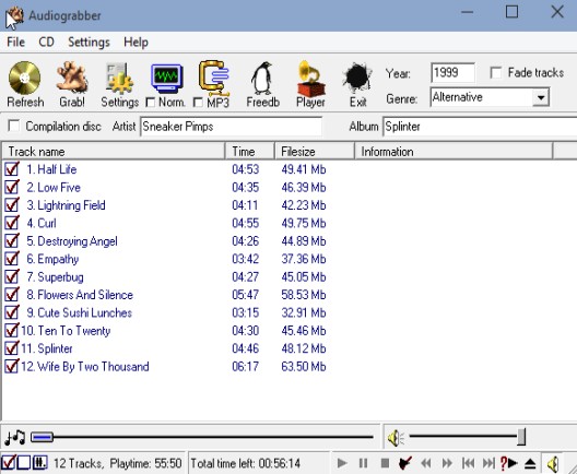 4 Programmi per Rippare CD Audio su PC Windows 10 - Audiograbber