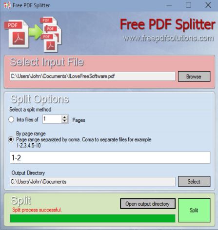 splitter per pdf