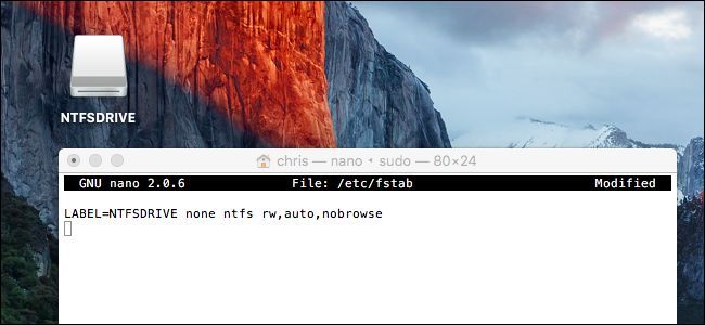 manipolare file su ntfs su mac