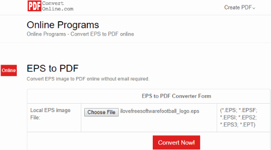 conversione in PDF online