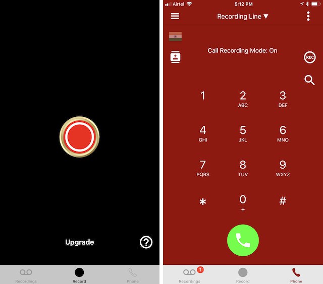 iRec Call Recorder for iPhone