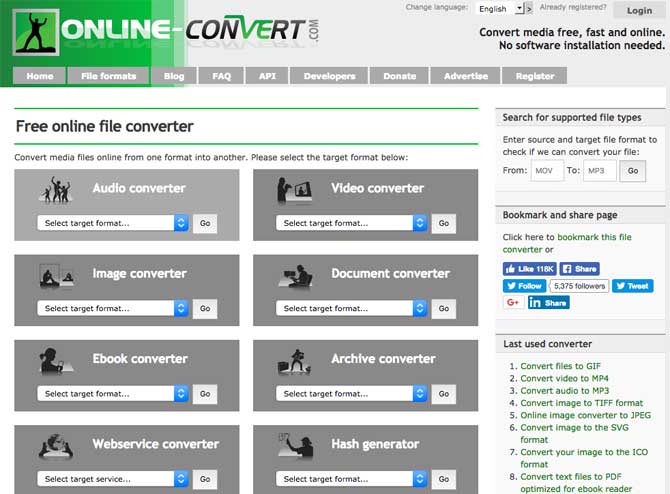 convertitore video online